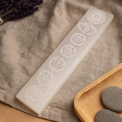 Selenite Chakra Charging Plate 20cm