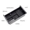 ABS Car Center Console Organizer Upgrading 4 Compartment Stylish Decorative Organizing Storage Tray Part Accessories