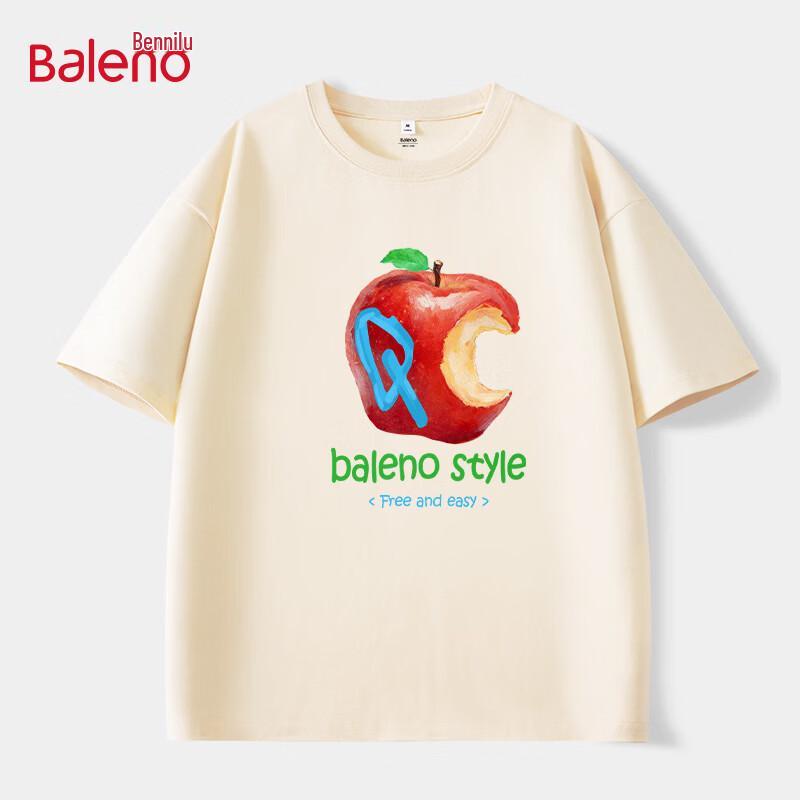 

Baleno Men s Heavyweight Pure Cotton BNL Apple Graffiti T-Shirt 2XL
