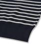 CUZNELLO Multi-Stripe Polo Short Sleeve Knit_Navy