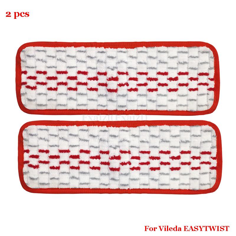 Washable Mop Cloth For Vileda EASYTWIST Microfiber Floor Mop Pads Cleaning Microfibre Floor Mop Pads Spare Parts Accessories