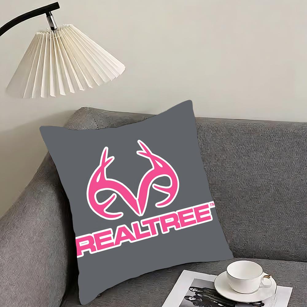 Cool RRealtree Cushion Cover Pillowcase Ultra Soft Skin Friendly Fabric Cloud Like Comfort Concealed Zipper