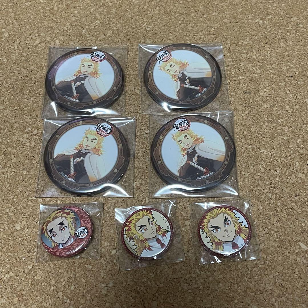 

[USED] Demon Slayer: Kimetsu no Yaiba Rengoku Kyojuro Can Badge Lottery Kimetsu Gakuen