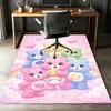 Bear Printed Carpet,Rug,for Office Chair Living Room Bedroom Kitchen Room Decor Gifts.