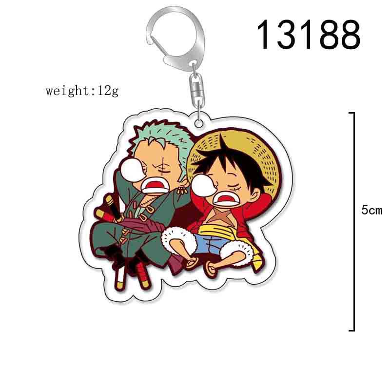 Acrylic Keychain - Luffy, Zoro, Nami Anime Pendant