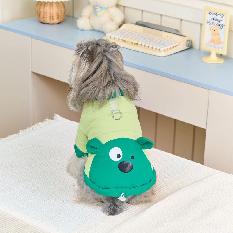 Dog Winter Coat Pet Fleece Jacket Cute Bear Dog Outfit, Warm Winter Clothes for Small Medium Like Chihuahua, Pomeranian