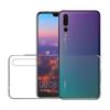 Coque et tour de cou pour Huawei P20 PRO - TPU Souple Transparent Cordon Noir réglable Phonillico®