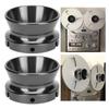 1 Pair 10 Inch NAB Hub Adapters Polished Aluminum Alloy Opener Universal Loading Device for Studer R