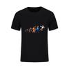 Pink Short Sleeve Custom Evolution Handball Comic Tee Shirt Men Crazy Plus Size His And Hers