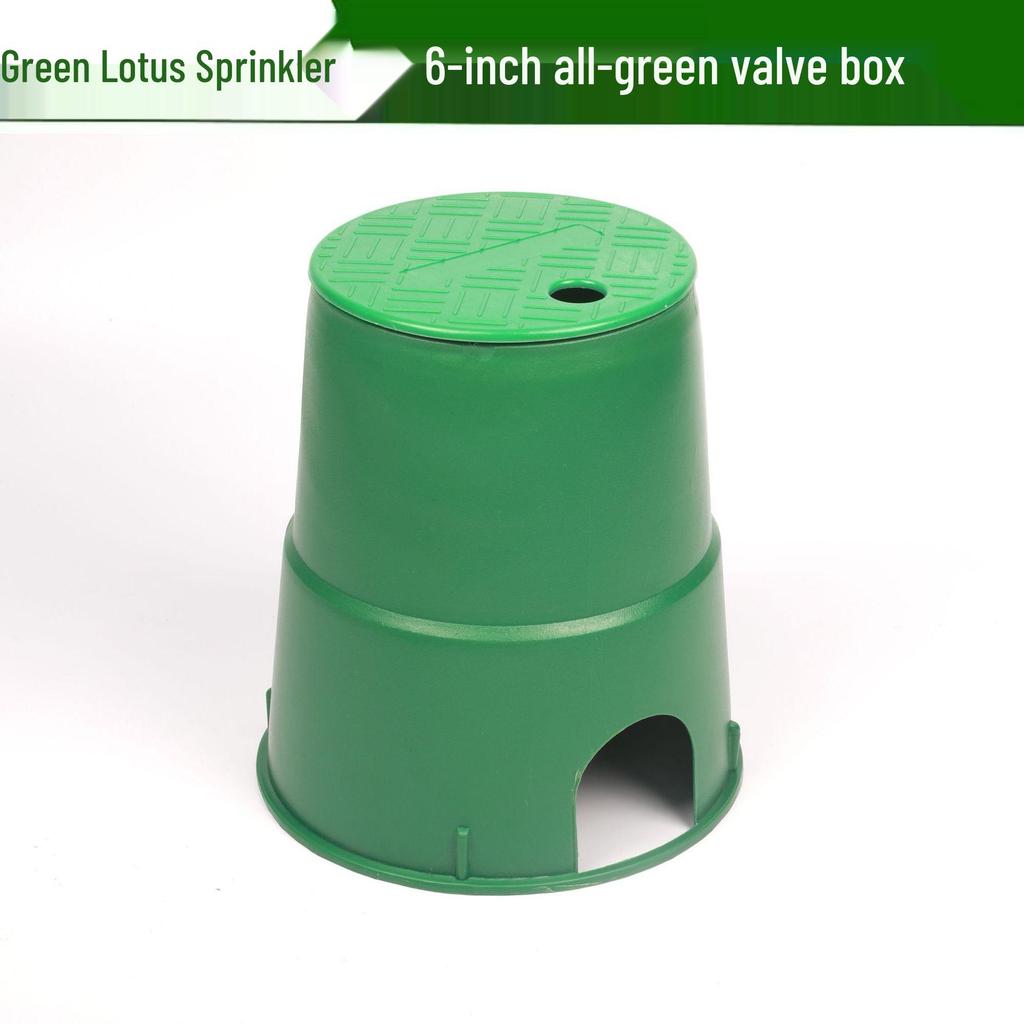 Raised Plastic Water Intake Valve Box for Solenoid Valves - Sizes: 6", 10", 12", 14" (VB708, 910)