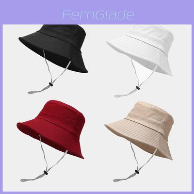 Summer Wide Brim Fisherman Hat With Breathable Sun Protection For Outdoor Activities