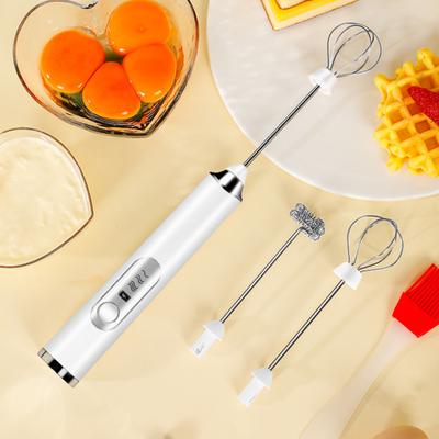 Elektrikli Köpürtücü Mikser Çırpma Makinesi 3 Hızlı USB Şarj Edilebilir El Tipi Gıda Blender'ı Kahve Süt İçecek Yumurta Karıştırıcı Kablosuz Taşınabilir Tasarım Mutfak