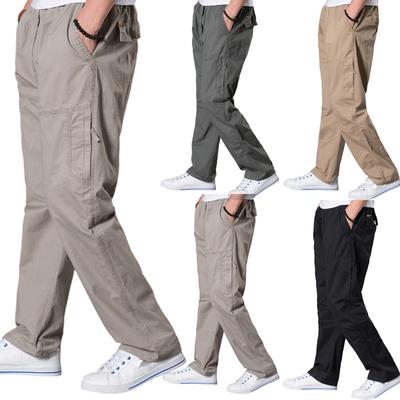 Men's Outdoor  Sports  Loose  Leisure  Multiple Pockets  Work Pants  Trousers