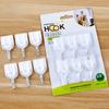 6 Pieces/set, Home Life, Daily Necessities, Household Hooks, Small Hooks, White, Small Object Hooks, Key Hooks