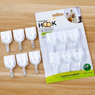 6 Pieces/set, Home Life, Daily Necessities, Household Hooks, Small Hooks, White, Small Object Hooks, Key Hooks