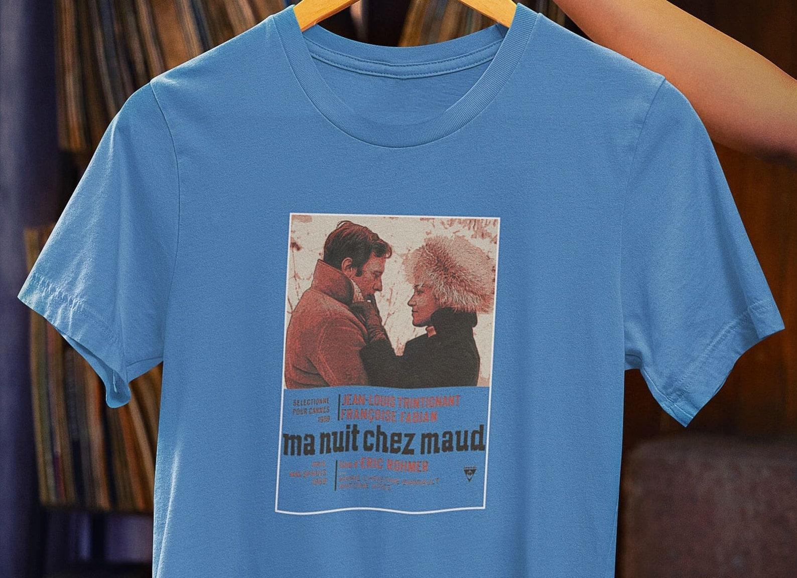My Night at Maud s T-Shirt – Eric Rohmer French New Wave Film Tee S