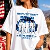 Mode d'été Backstreet Boys T-shirts Monde Femmes T-shirts Unisexe Harajuku Chemises à Manches Courtes Streetwear T-shirts Hauts