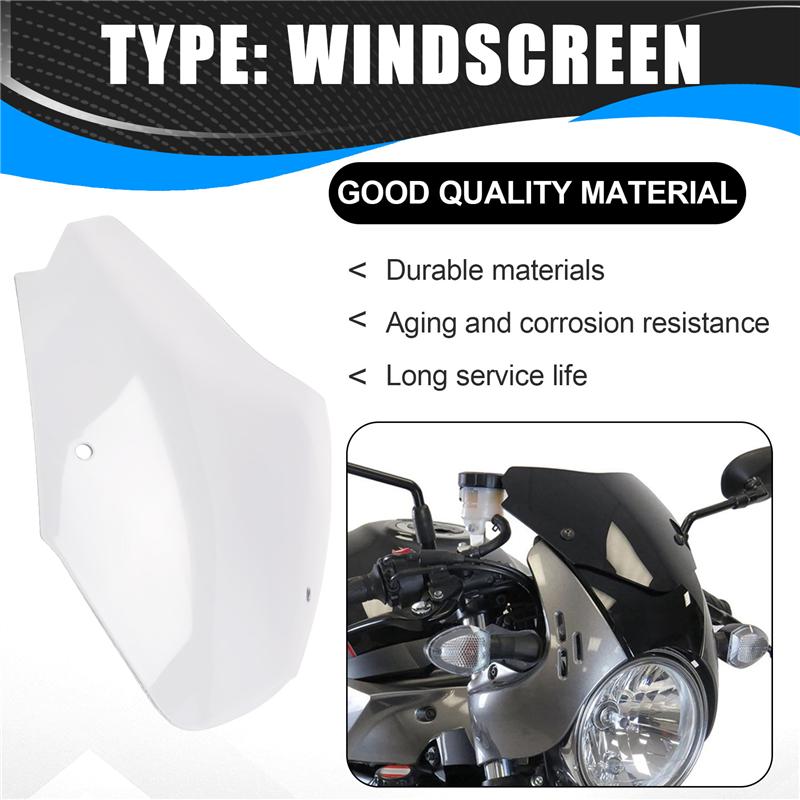 

Motorcycles Sport Wind Deflector Retro Windshield For Suzuki SV650X 2017-2025 SV 650X прозрачный