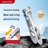 Stainless Steel Wide-Opening Anti-Splash Nail Clippers for Thick Toenails