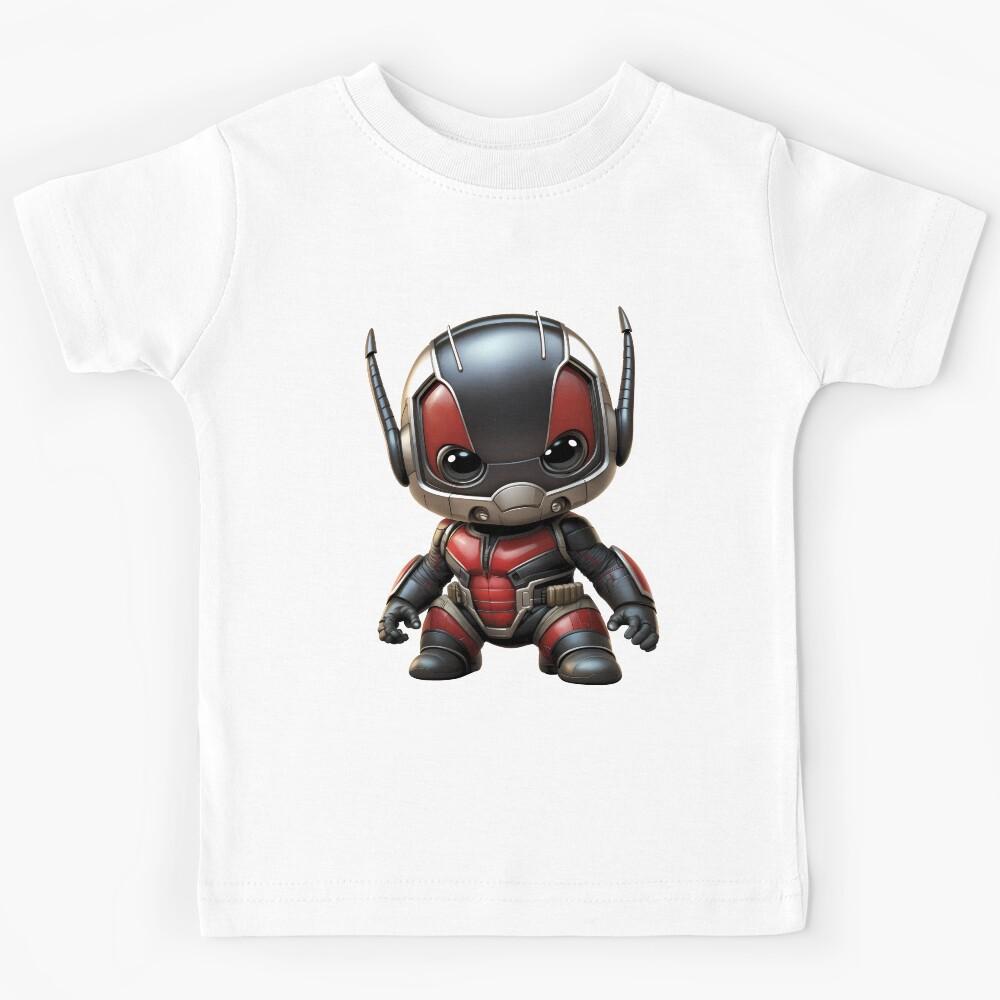 Cute Cartoon Style Ant-Man Illustration Kids T-Shirt 100