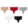 Yousheng Seamless Underwear for Women Cheeky Bikini Panties High Cut V-waist Briefs Tummy Control Hip-Lifting Hollow Underpants