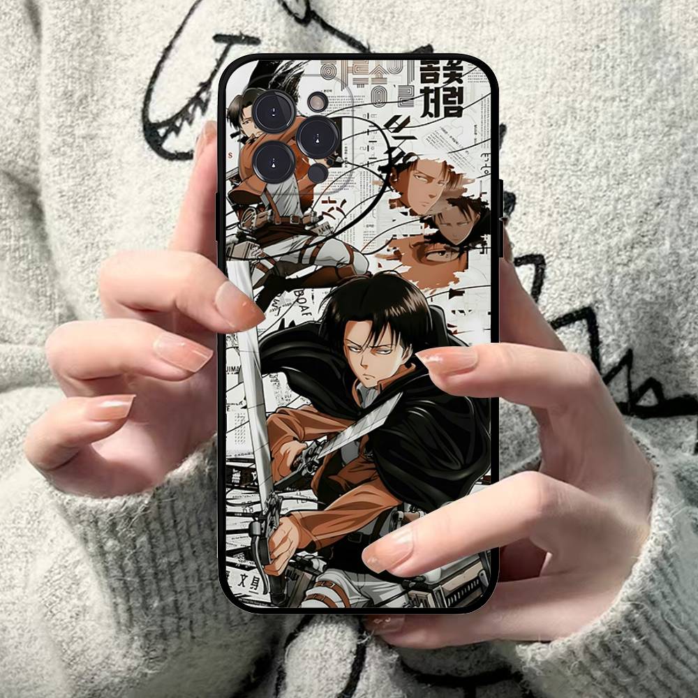 Hot Anime Attack On Titan Phone Case For IPhone 17 16 15 Plus X 14 11 12 13 Mini Pro Max Mobile Case