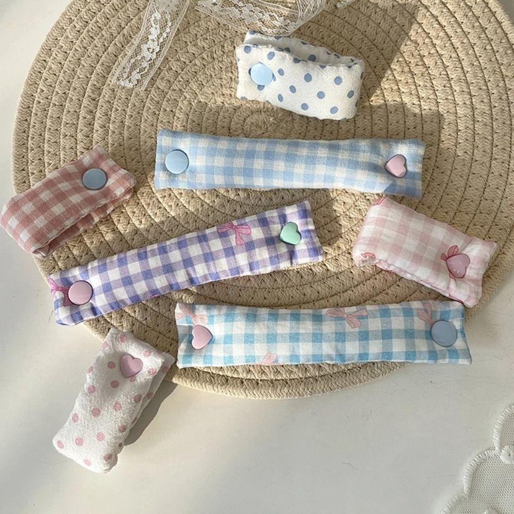 Fivela de Armazenamento de Cabo de Dados Portátil Reutilizável Tecido Enrolador de Cabo de Carregamento Laço Florido Organizador de Fio de Tecido em Grade Armazenamento Doméstico