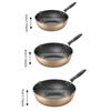 Honeycomb Pattern Frying Wok Scratch Resistant Cooking Pot Non-Stick Frying Pan  Stove