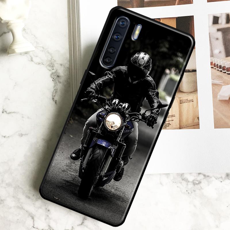 Motorcycles Case For Oppo A60 A40 A80 A18 A38 A58 A78 A98 A16 A76 A96 A15 A17 A77 A74 A94 A54 A57S Cover