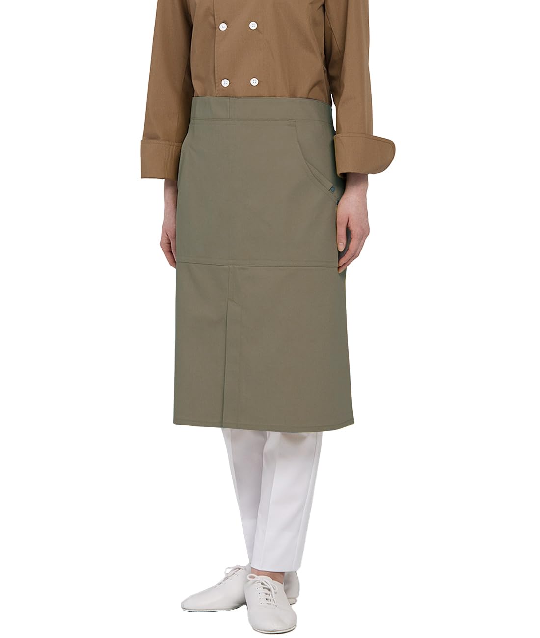 

Seven Uniform CT2353 Waist Apron, Anti-Static Stretch Denim Fabric, Khaki, Free Size, CT2353-7