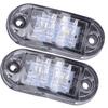 10-30V 2LED Side Marker Light High Brightness Turn Signal Lamp for Cars Trucks Trailers RVs
