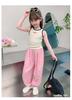 2026 Summer Girls' Mosquito Repellent Loose Pants - Thin, Trendy Yamamoto Style for Medium & Large Children