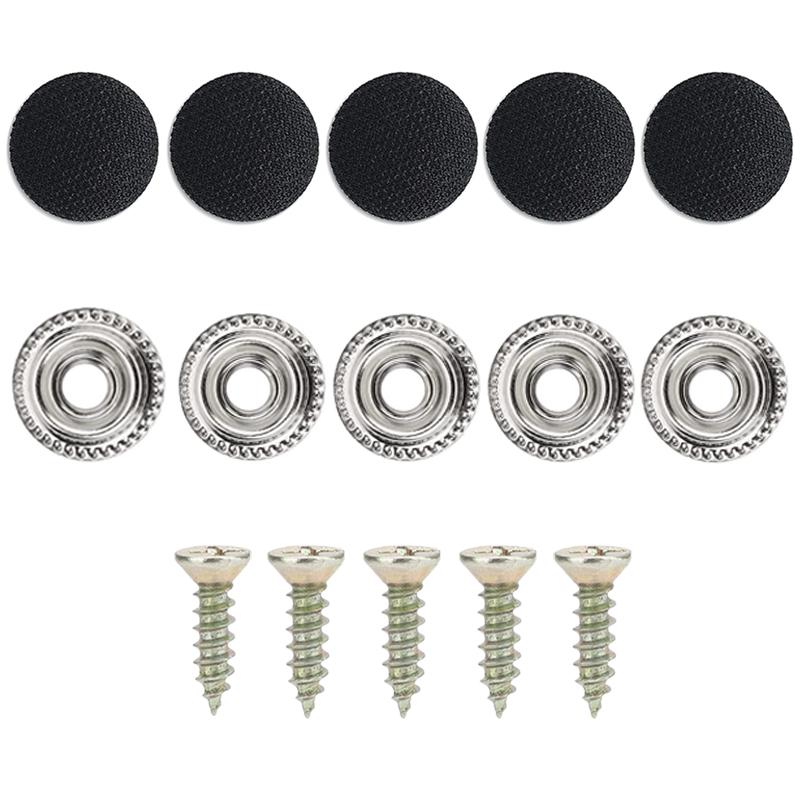 5/10 ks Přezky na upevnění střechy do interiéru auta, stropní čalounění, stropní látkové nýty, upevňovací prvky, šroubové krytky, příslušenství pro interiér auta