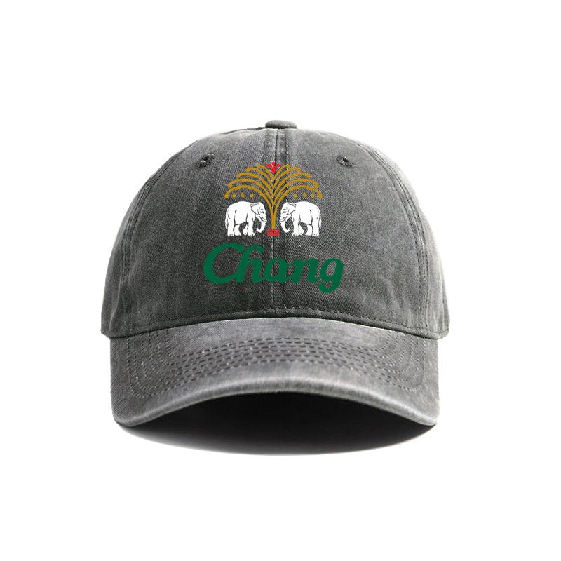 Cappellino da Baseball Chang Beer Cappelli Usurati Cappellino Unisex Retro Estivo Regolabile Cappello Bevanda Thailandese Chang Beer MZ-591