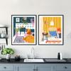 Wall Art Canvas Painting Abstract Boho Landscape Nordic Posters And Prints Kitchen Dinning Pictures For Living Room Home Decor
