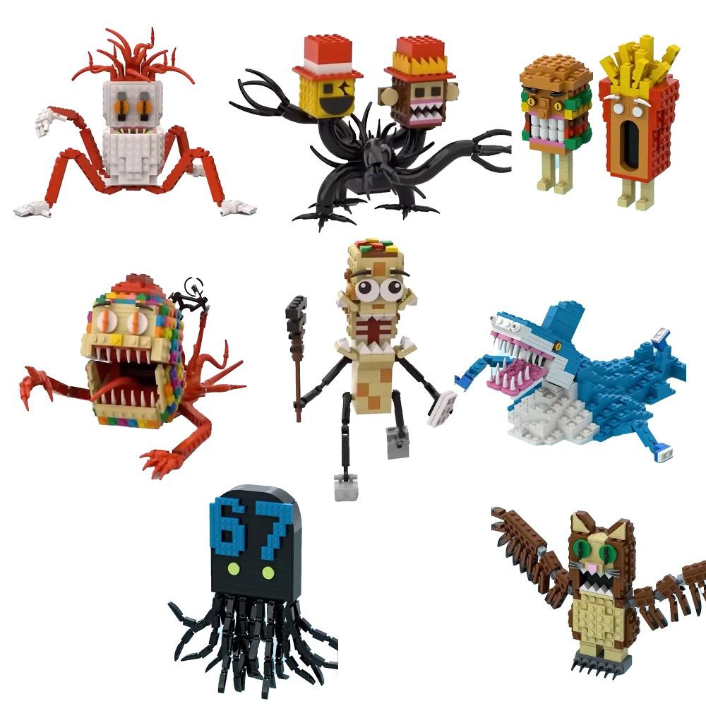 Nowy Zestaw Klocków do Budowania Postaci z Gry Horror, Zabawki Klocki z Figurkami Potworów dla Dzieci i Fanów, Unikalne Prezenty Kolekcjonerskie