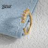Adjustable Nose Clip Copper Material Pin Open Buckle Design Ring