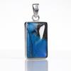 24 Ct Natural Multicolor Opal 925 Sterling Silver Emerald Pendant Gemstone Jewelry Gift