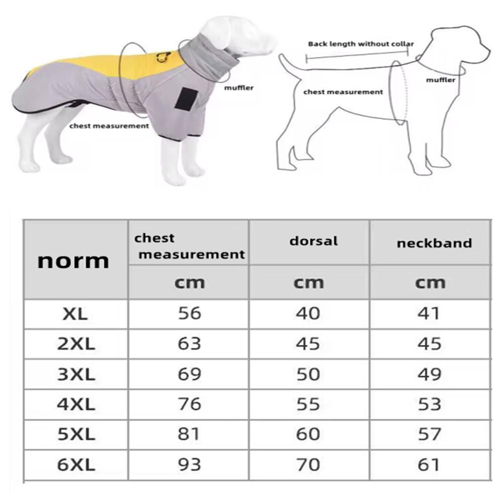 Winter Haustier Kleidung Reflektierende Warme Große Hund Baumwolle Kleidung Zwei Beine Hund Kleidung Verdickte Hunde Kleidung