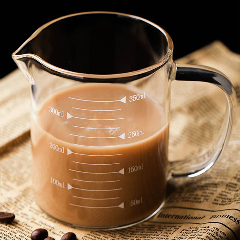 High Temperature Resistant Measuring Cup, Kitchen With Handle, Graduated Cup, Borosilicate Glass, Simple Electric Ceramic Furnace Heating Glass
