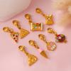 Cute Sweet Wind Pizza Candy Food Series Lobster Buckle Pendant Diy Bracelet Necklace Exquisite Accessories