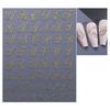 Yousheng English Letter Nail Art Stickers Self-adhesive DIY Alphabet Manicure Decoration Decals Women Nail Accessories for Home
