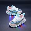 Atmungsaktive Mesh-Schuhe für Jungen und Mädchen für den Sommer, Leuchtende Kindersportschuhe Mit Lichtern