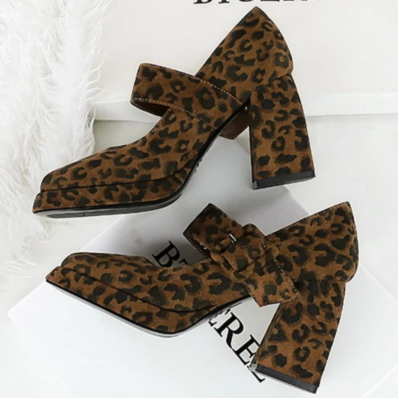 Fashion 2025 Women Baotou Round Toe Platform Heel Mary Jane Shoes Women Shallow Elegant Trend Comfortable Fashion Shoes Shoes for Women