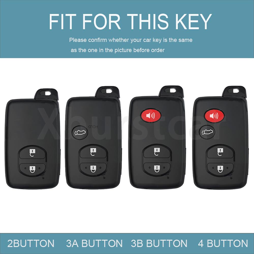 Fashion Tpu For Toyota Land Cruiser Auris Prius 30 Alpha Aqua Lexus Lc 200 Car Key Case 2/3/4 Buttons Remote Cover Shell Holder