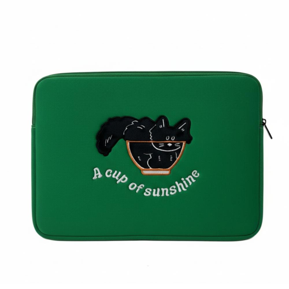 

Bear Cartoon Laptop Bag 15.6 Inch Girl Computer Bag Tablet Sleeve Bag 15.6inch Laptop cat