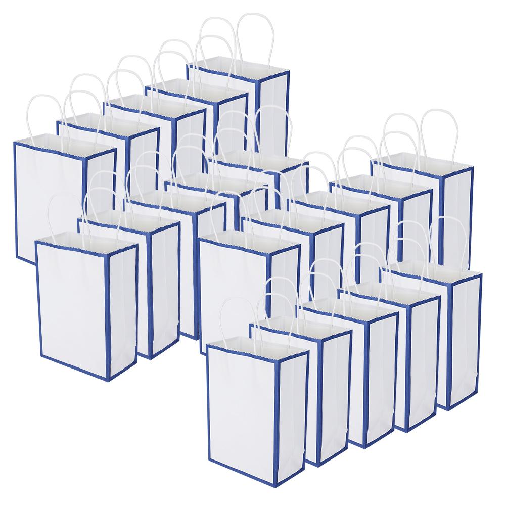 EcoFriendly Portable Kraft Paper Bag Shop Clothes Packaging Gift Bag (S 15 x 8 x 21cm)