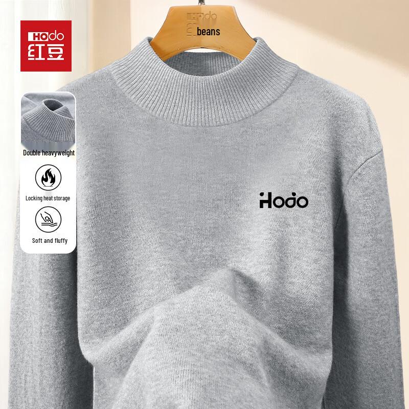 Hodo Men's Heavyweight Round Neck Knit Sweater