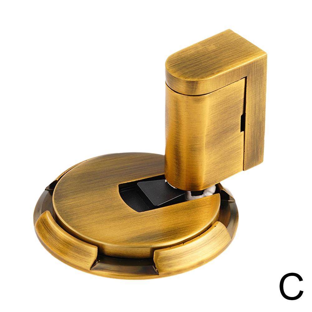 Stabiler Magnetischer Türstopper Ohne Bohren Winddicht Lochfrei Leiser Bodenstopper für Türunterseite Mechanisch
