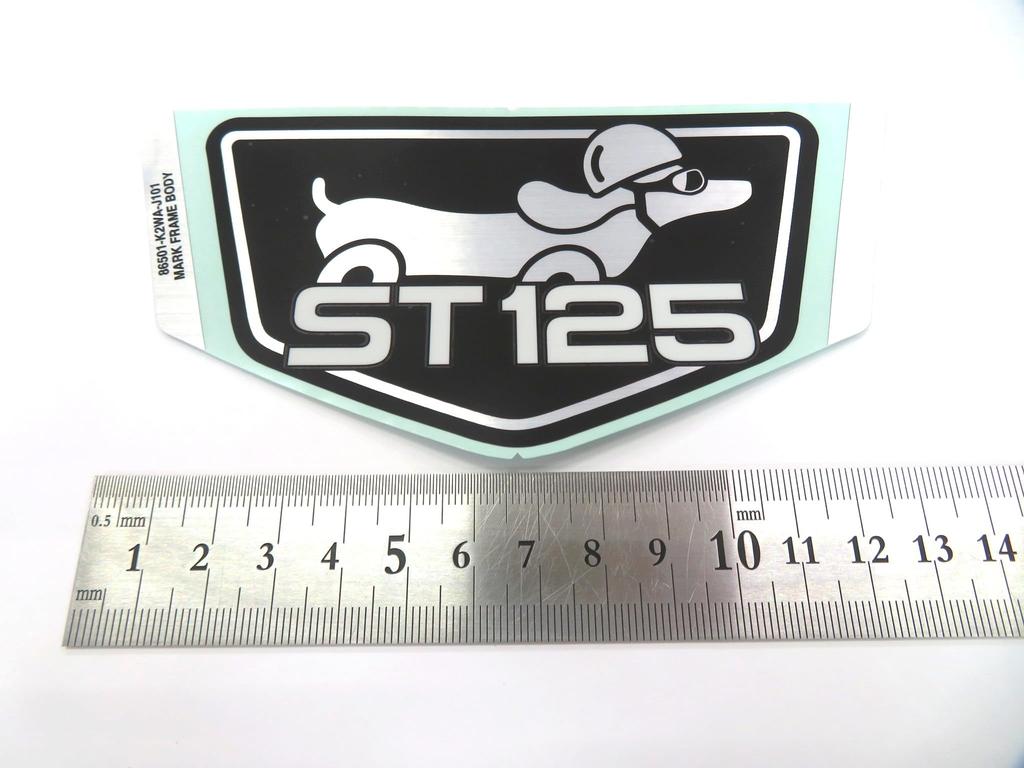 Original Honda DAX125 ST125 Ducks 125 Markenlogo Aufkleber Hundemarke